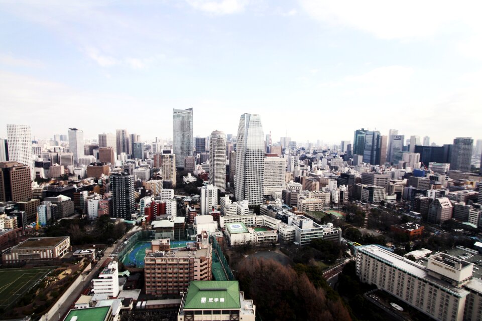 Cityscape downtown metropolis