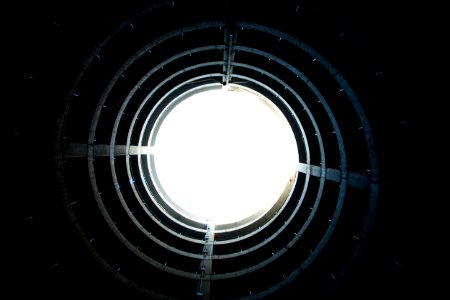 low-angle photography of tunnel