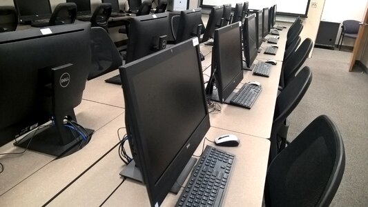Technology desktop classroom