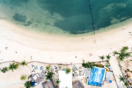 bird's eyeview of seashore