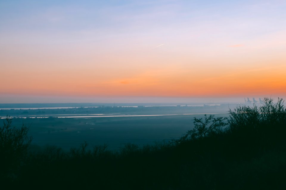 Sunset, Dusk, Sky