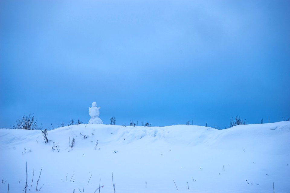 Cherepovets, Russia, Snowman