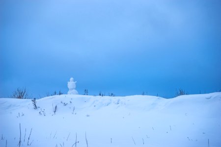 Cherepovets, Russia, Snowman photo