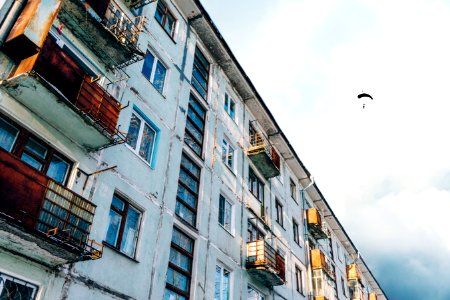 Cherepovets, Russia, Skydiver