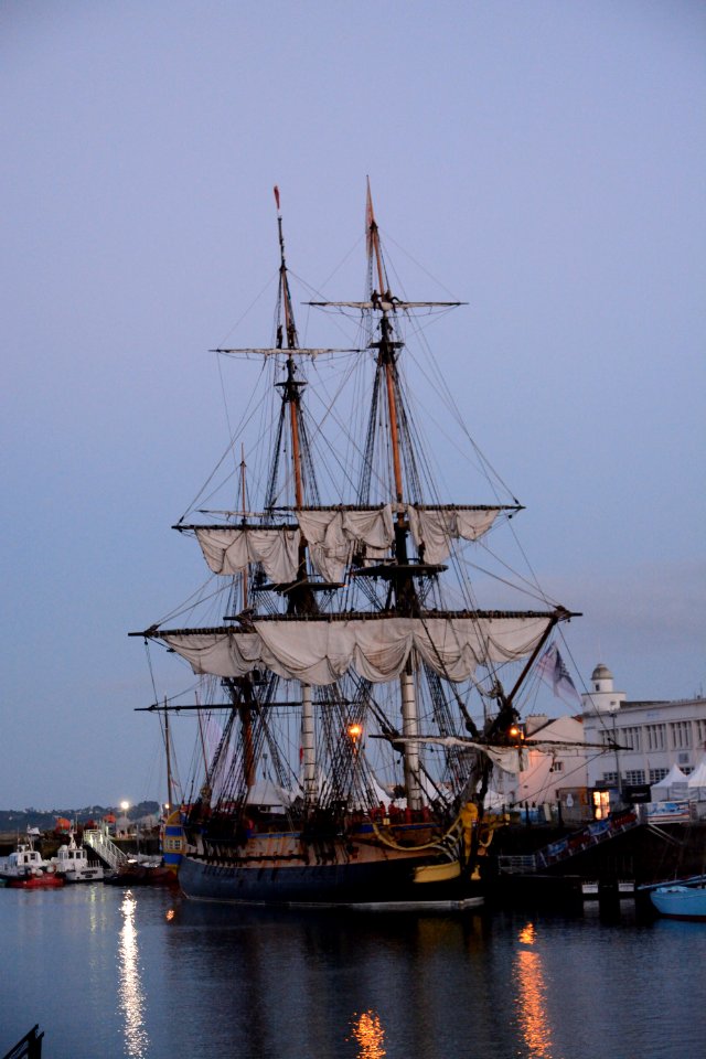 Brest, France, Sailing boat