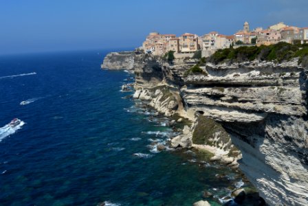 Limestone, Sea, Cliff photo