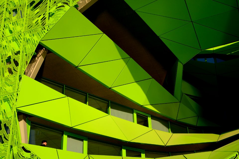 Green, Building, Lyon
