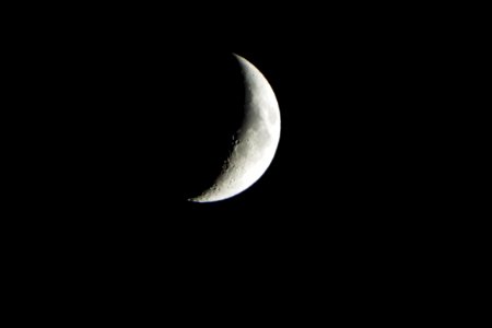 crescent moon photo