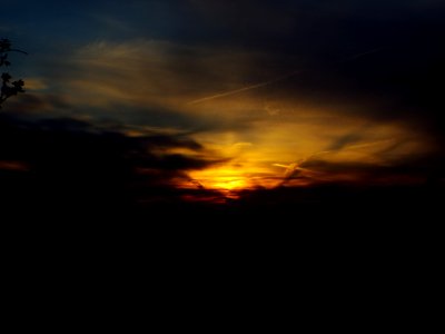 time lapse photo of sunset photo