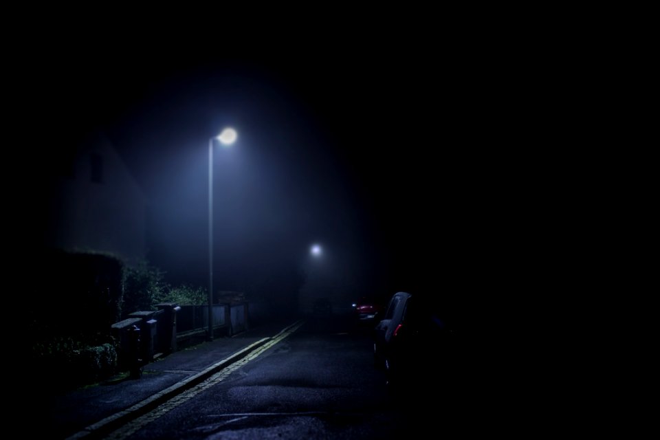 Car, Light, Night photo