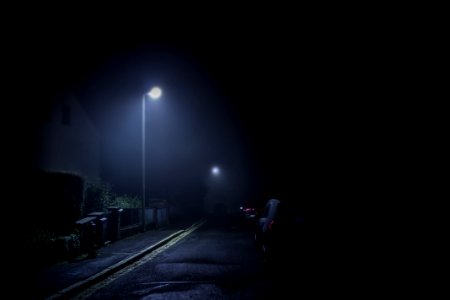 Car, Light, Night photo