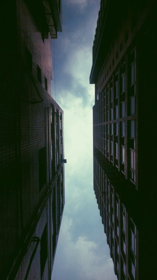 worm's eye view photo of high rise buildings