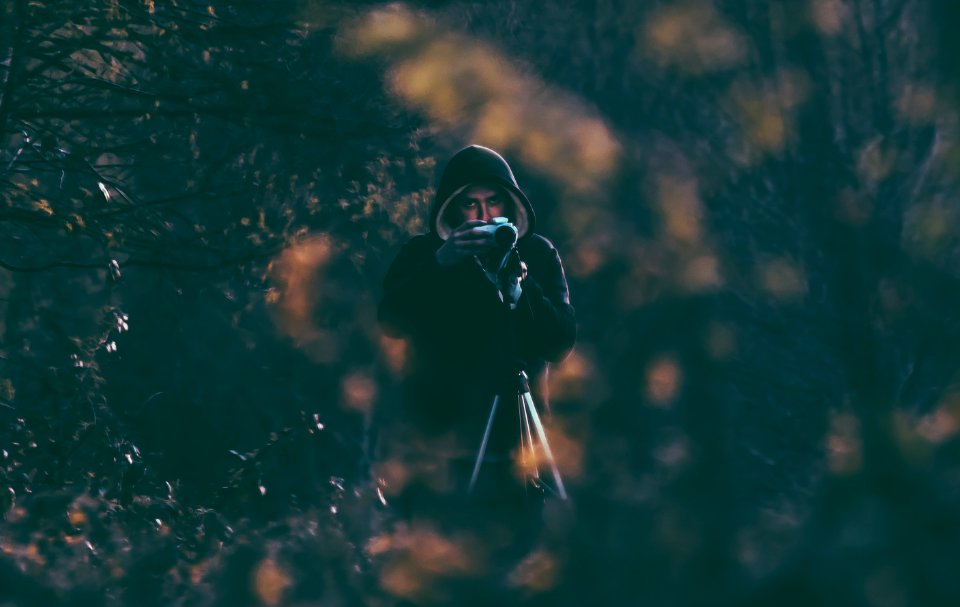 photography of person standing outdoor