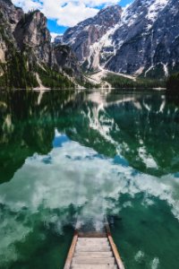 Italy, Pragser wildsee, Hiking