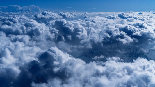 white clouds under blue sky during daytime photo