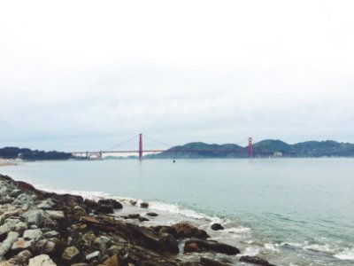 shore view of Golden Gate Bridge, San Francisco during day