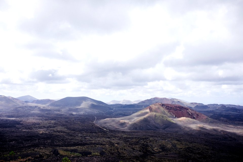 aerial view of mountains