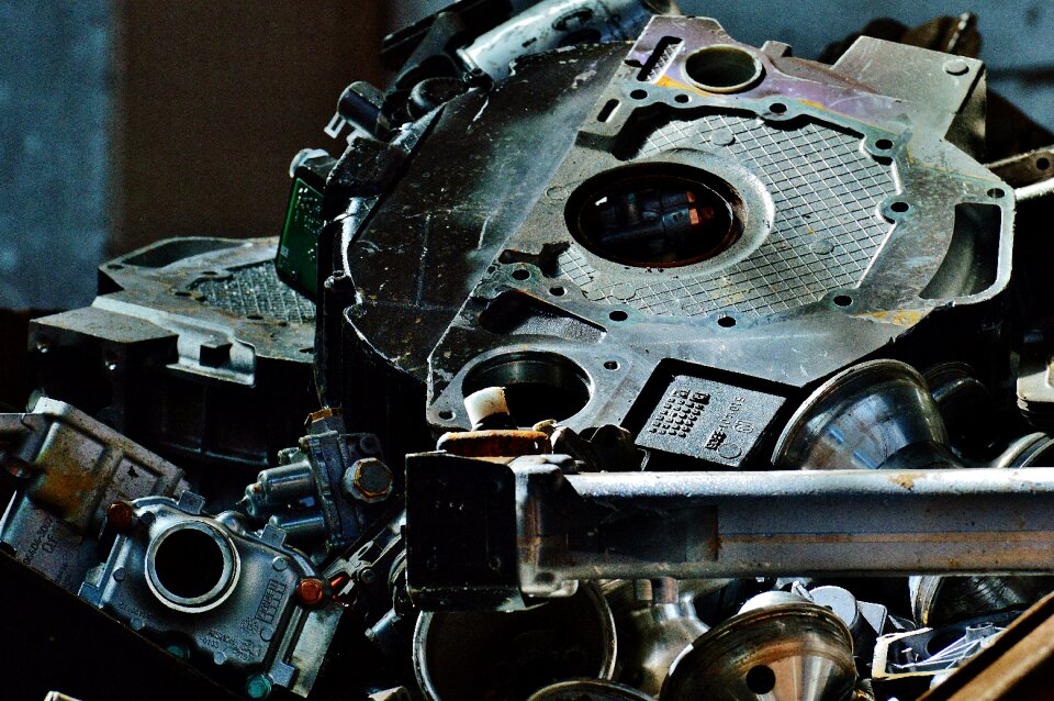 Scrap iron recycling metal
