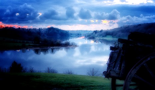 Saintjuliendesl, France, Lake