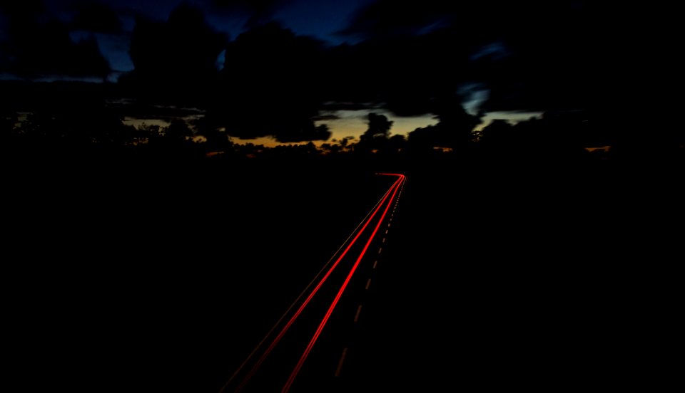 time lapse photography of vehicle light