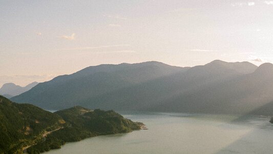 Mountain lake nature natural