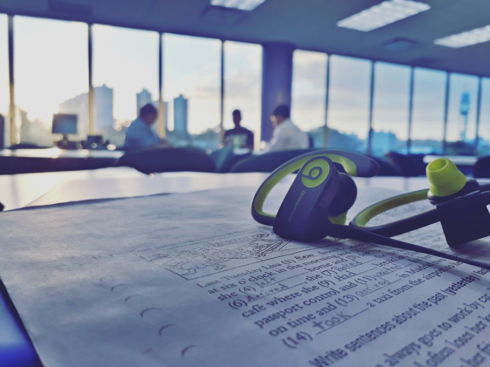View, Earphones, College
