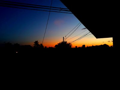 Blue sky, Sunset, Night sky