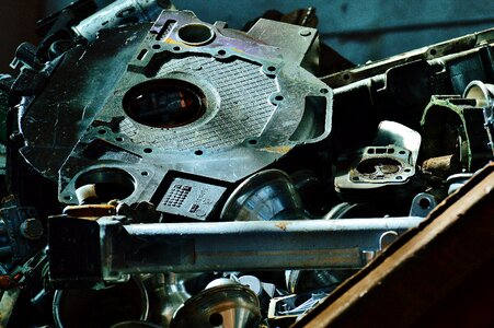 Scrap iron recycling metal