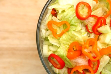 Lettuce, Peppers, Food