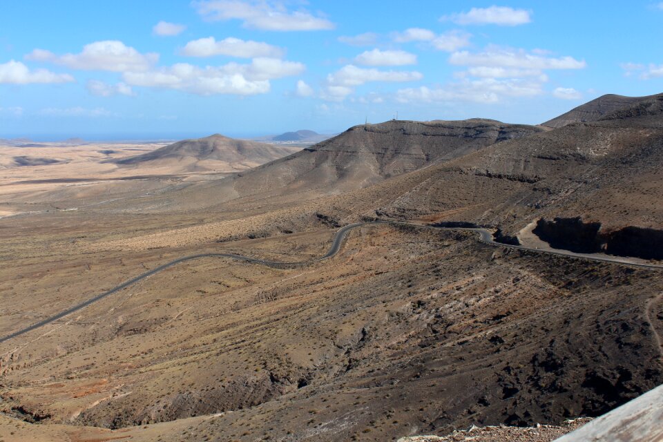 Mountain valley road