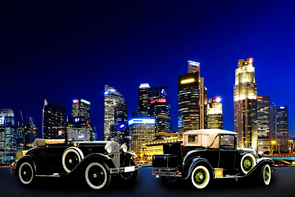Singapore oldtimer big city