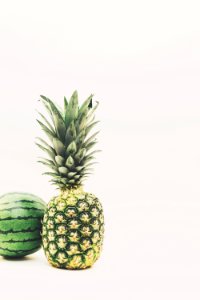 water melon and pineapple photo