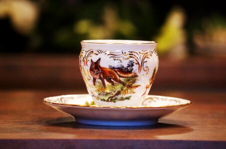 Cup garnish hand drawing