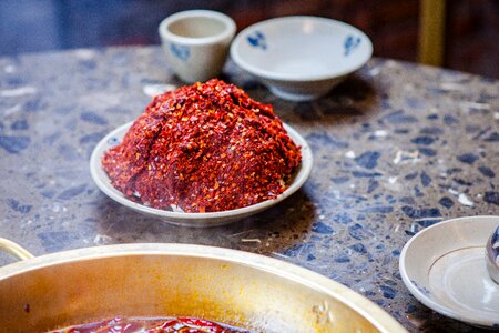 Beef chafing dish bowl photo