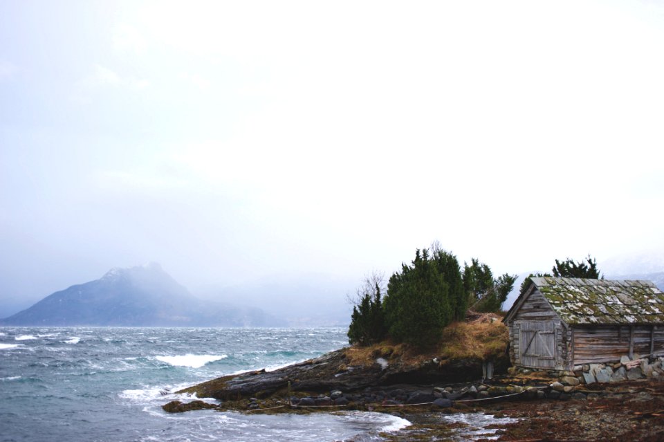 Norway, Bergen, White cap