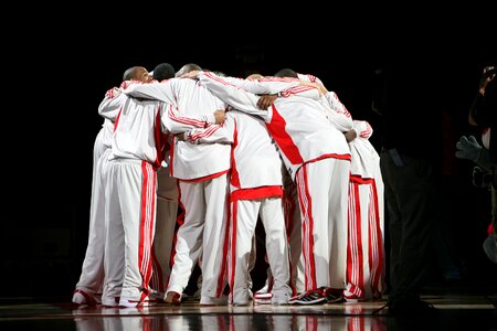 Pre-game uniforms game photo