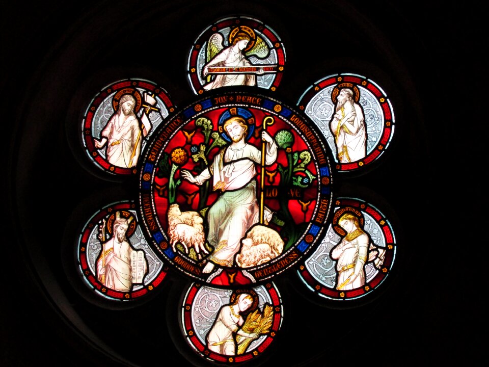 Church stained glass window history