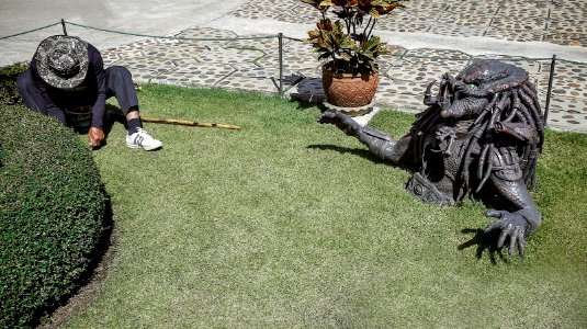 Thail, Statue, Grass
