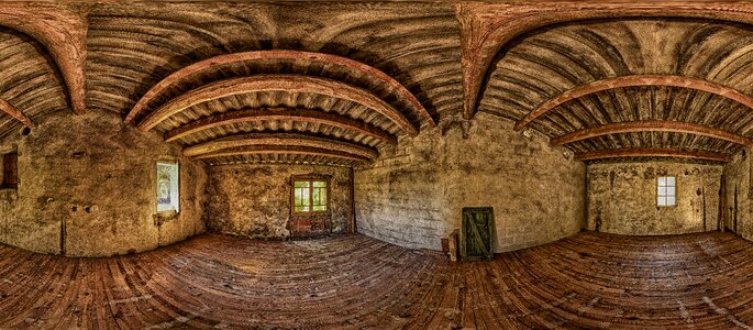 Empty room old house abandoned