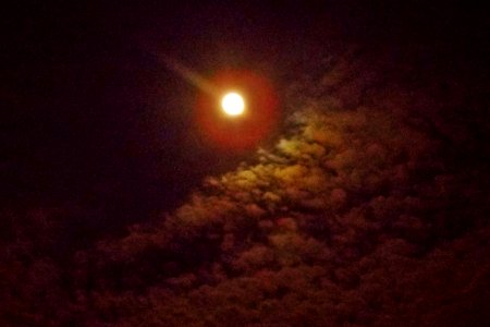 Clouds, Moon