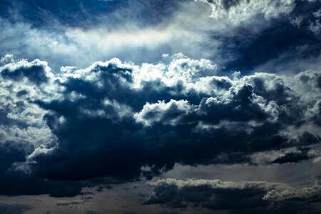 Clouds form cloudscape nature photo