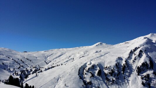Winter mountains austria