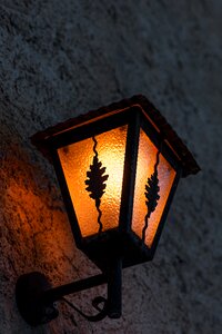 Wall lantern former night