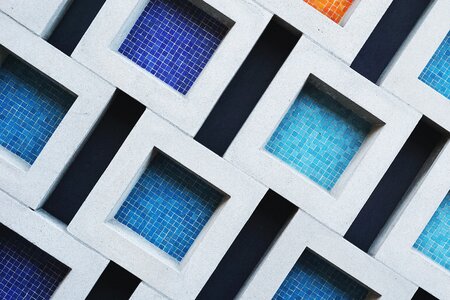 Squares colorful creative