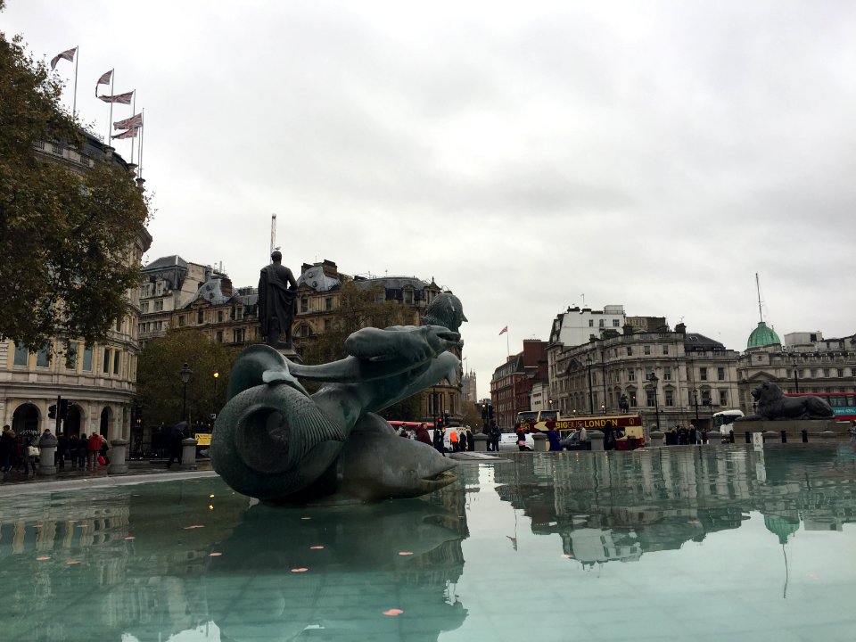 London, Trafalgar square stop c, Engl