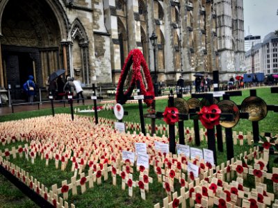 Parliament square stop p, Westminster, London photo