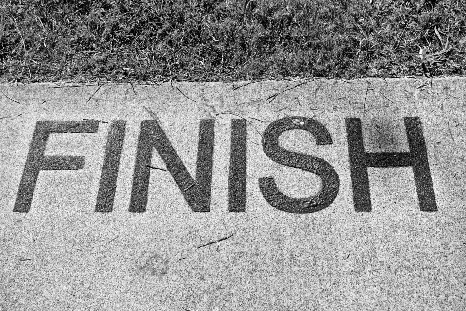 Completion finishing stop