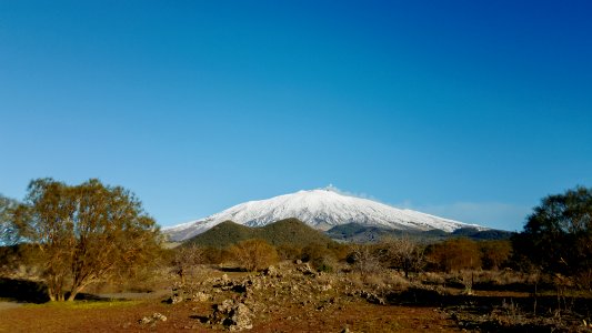 Blue, Snow, Mountain