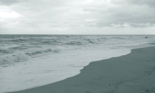 Grey, Ice, Beach