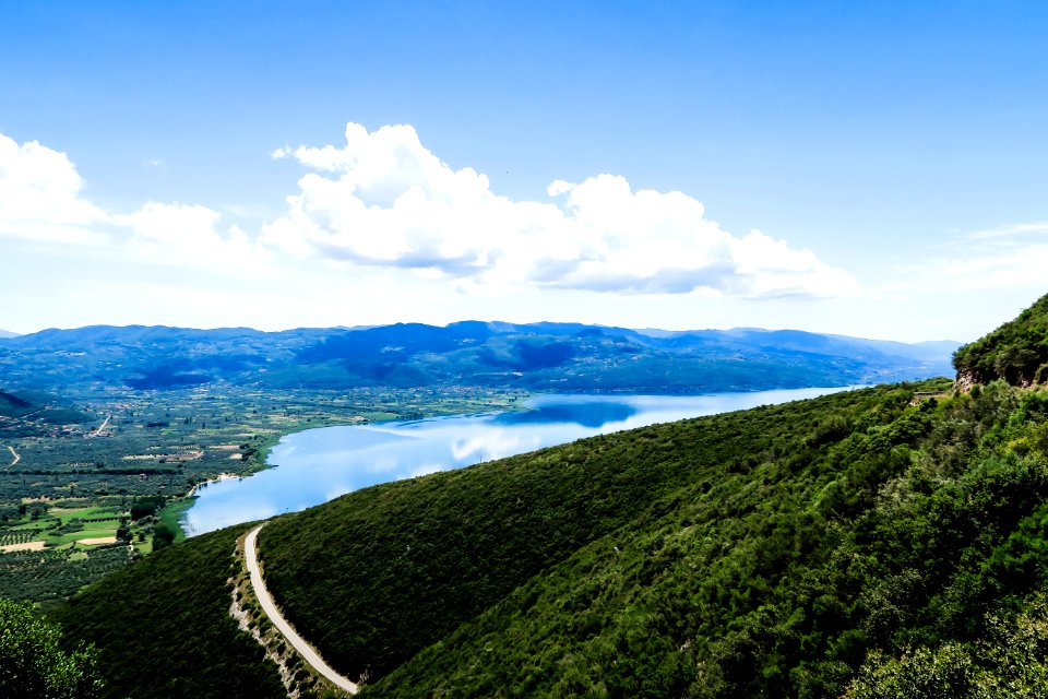 Greece, Lake trichonida, Cloud